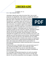 Redação Sobre Liberdade - Filosofia