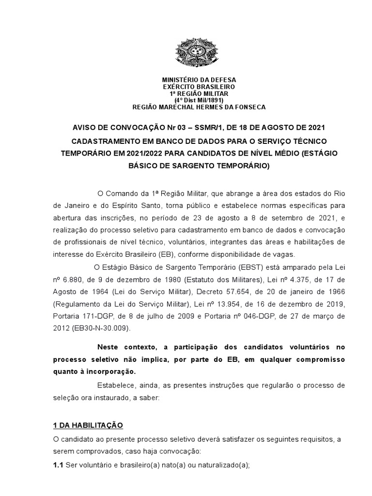 Exército Brasileiro - Atenção! A 11ª Região Militar tem inscrições abertas  para Oficial Técnico Temporário, as vagas são para psicólogos, inscreva-se