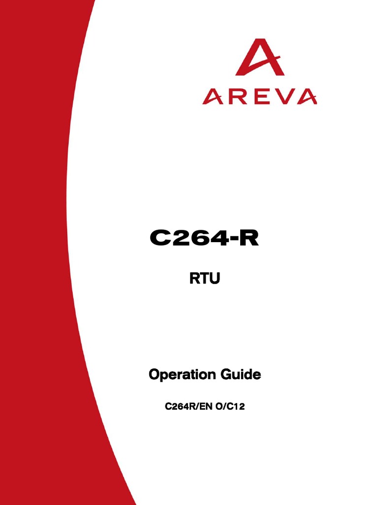 Micom c264 Rtu Operationguide en | PDF | Capacitor | Fuse (Electrical)