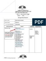 Contoh Borang Amali Masakan SPM