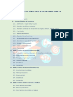 Perfil Trabajo Final Investigación de Mercados Internacionales