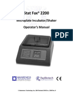 Stat Fax 2200: Microplate Incubator/Shaker Operator's Manual