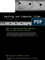 Hacking and Computer Crime: Security, Ethics, and Impacts