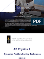 AP Phys1 Additional Unrecorded Dynamics Problem Solving Techniques 2021-09-30