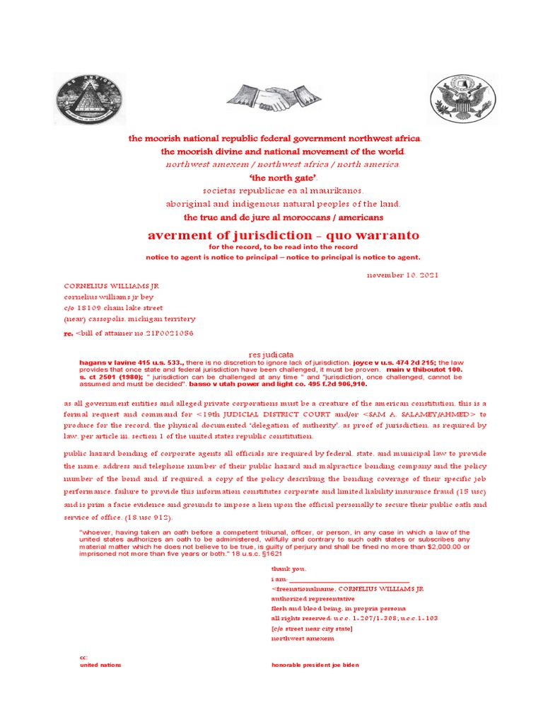 Updated Quo Warranto PDF Crime & Violence Justice