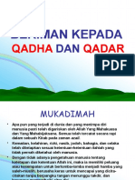 Beriman Kepada Qadha Dan Qadar