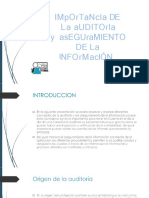 Auditoria y Aseguramiento I