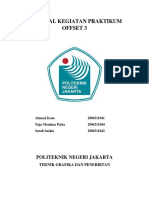 Laporan Praktikum Cetak Offset - Kel.4 (Cetak Offset 3)