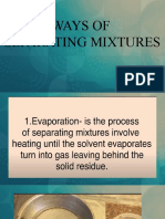 Sparation of Mixtures