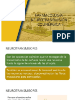 FARMACOLOGÍA Neurotransmisión Colinérgica