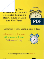 Converting Time Measure From Seconds To Minutes