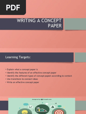 Writing a Concept Paper