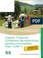 Ouganda - Programme d’amélioration des infrastructures agricoles communautaires- Projet 1 (CAIIP-1)