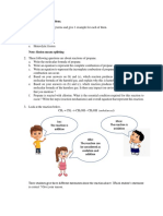 Define key organic chemistry terms and solve reaction mechanism problems