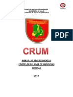 Manual de Procedimientos Crum 2016
