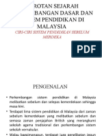 M2 - Sistem Pendidikan Sebelum Merdeka