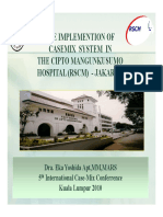 The Implemention of Casemix System in The Cipto Mangunkusumo Hospital (RSCM) - Jakarta