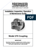 Installation, Inspection, Operation & Maintenance Guide: Model 270 Coupling