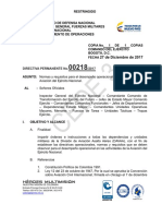 Directiva No. 00218 Normas y Requisitos