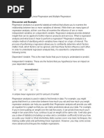 Regression Analysis Linear and Multiple Regression