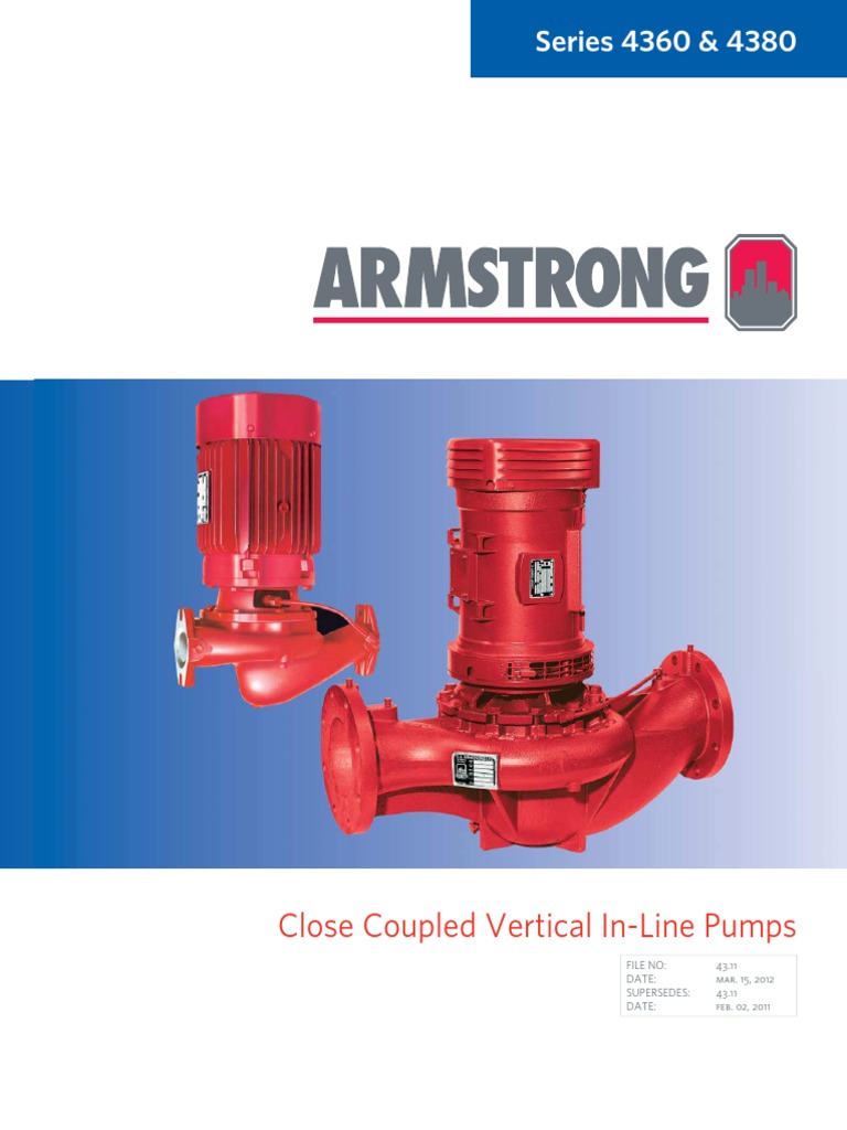 Close Coupled Vertical In-Line Pumps: Series 4360 & 4380 | PDF | Pump ...