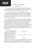 Porter Five Forces Analysis Industry Ana