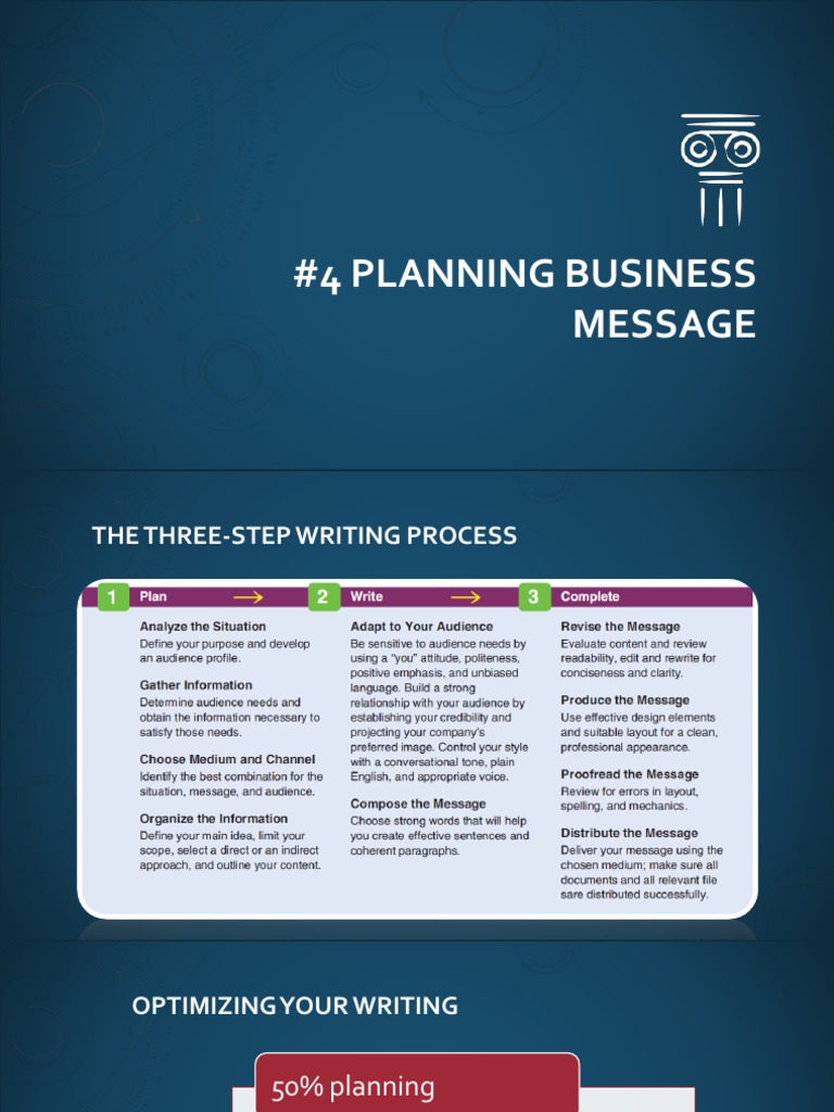 4 Planning Business Message PDF