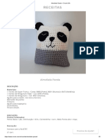 Almofada Panda - Círculo S - A