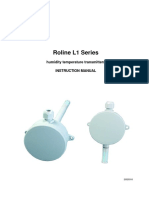 Roline L1 Series: Humidity Temperature Transmitters Instruction Manual