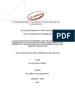 Calidad de Sentencias de Primera y Segunda Instancia Sobre Divorcio Por Causal de Violencia Física y Psicológica