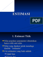 Kuliah 7 ESTIMASI