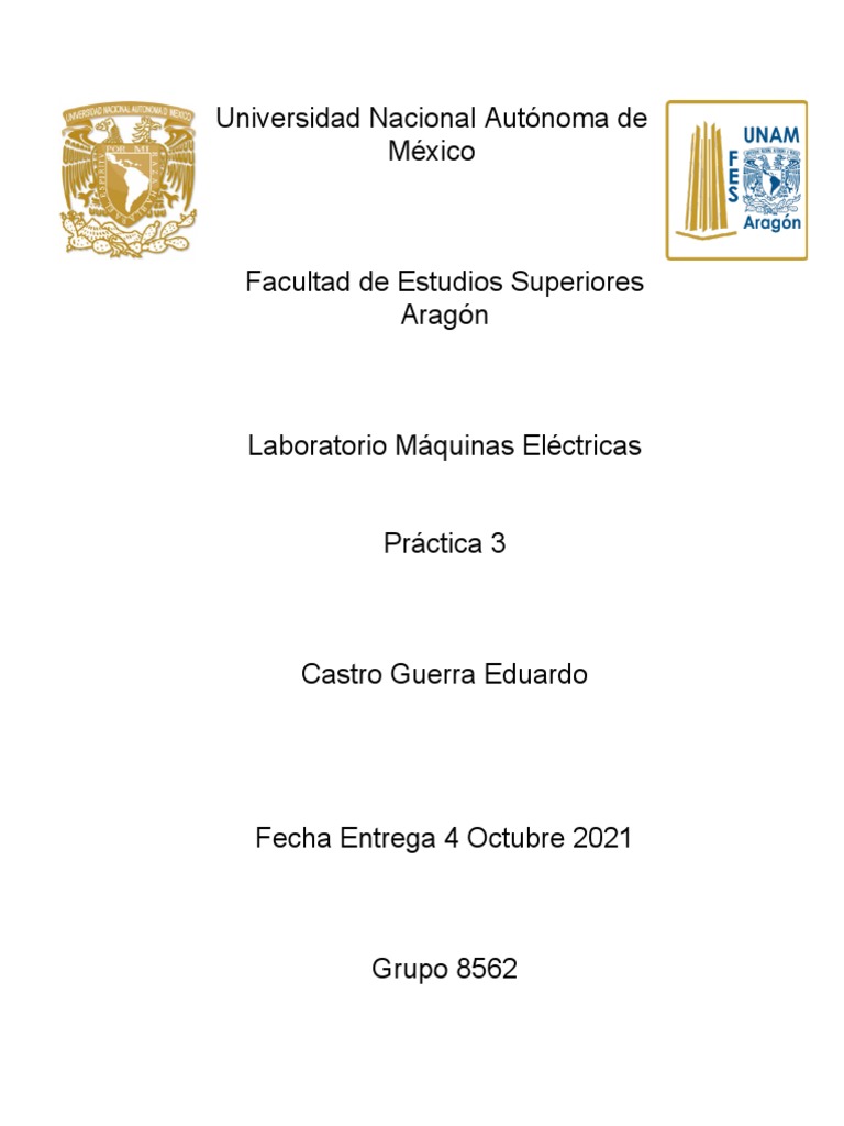 Práctica 3 Maquinas Eléctricas | PDF | Transformador | Inductor
