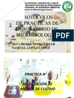 Preparación de medios de cultivo microbiológicos