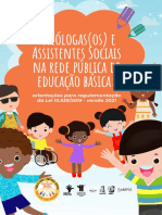 Psicologas Os e Assistentes Sociais Na Rede Publica de Educacao Basica