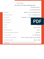 Invoice: Struk Pembelian Listrik Prabayar