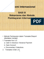 BAB 9 - Metode Pembayaran Internasional (1)