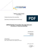 LGBTQ Muslims Promotion Through Internet: Practices of Intersectionality