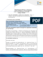 Termodinámica Avanzada - Guía de actividades y rúbrica de evaluación - Fase 2