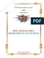 Chuyen de Phan Tich Da Thuc Thanh Nhan Tu Va Ung Dung