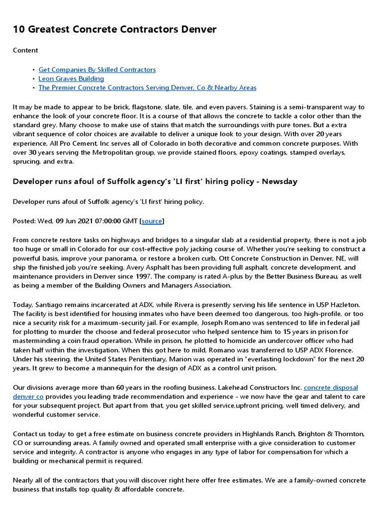 198700the Ugly Truth About Concrete Jacking Denver PDF