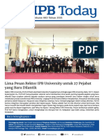 IPB Today Edisi 683 Edisi Pelantikan