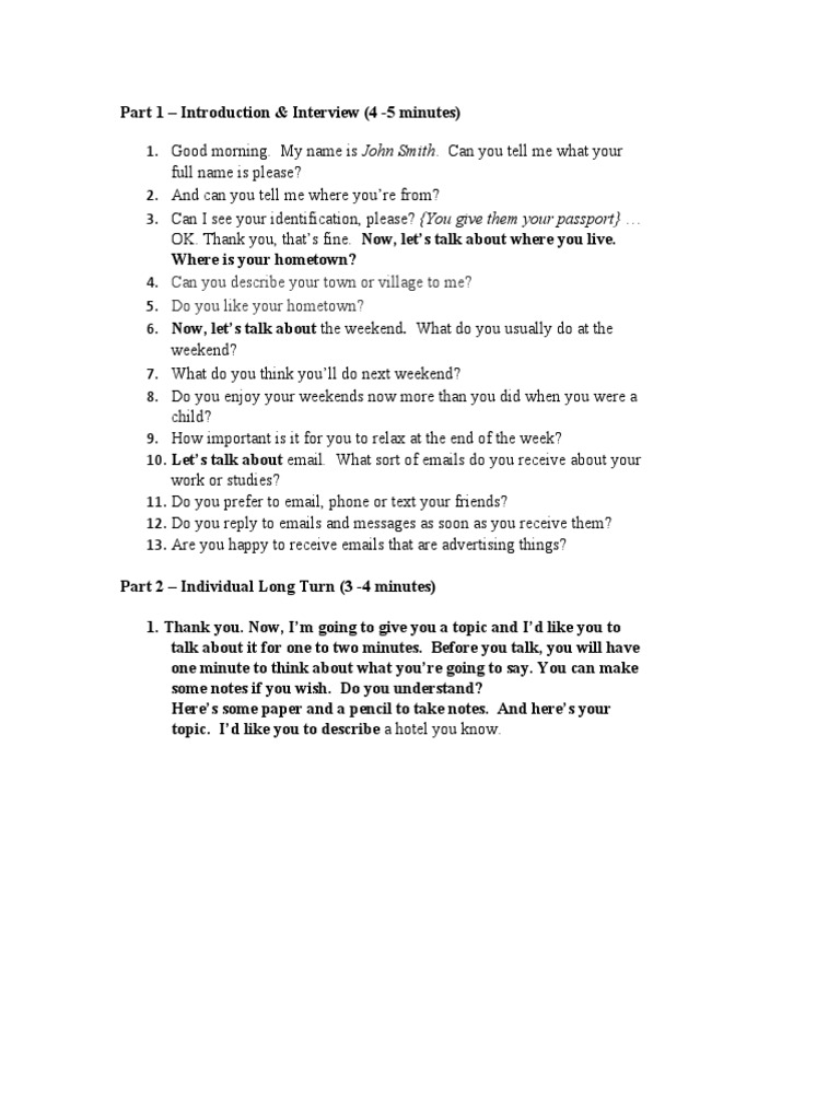 Speaking Script | PDF