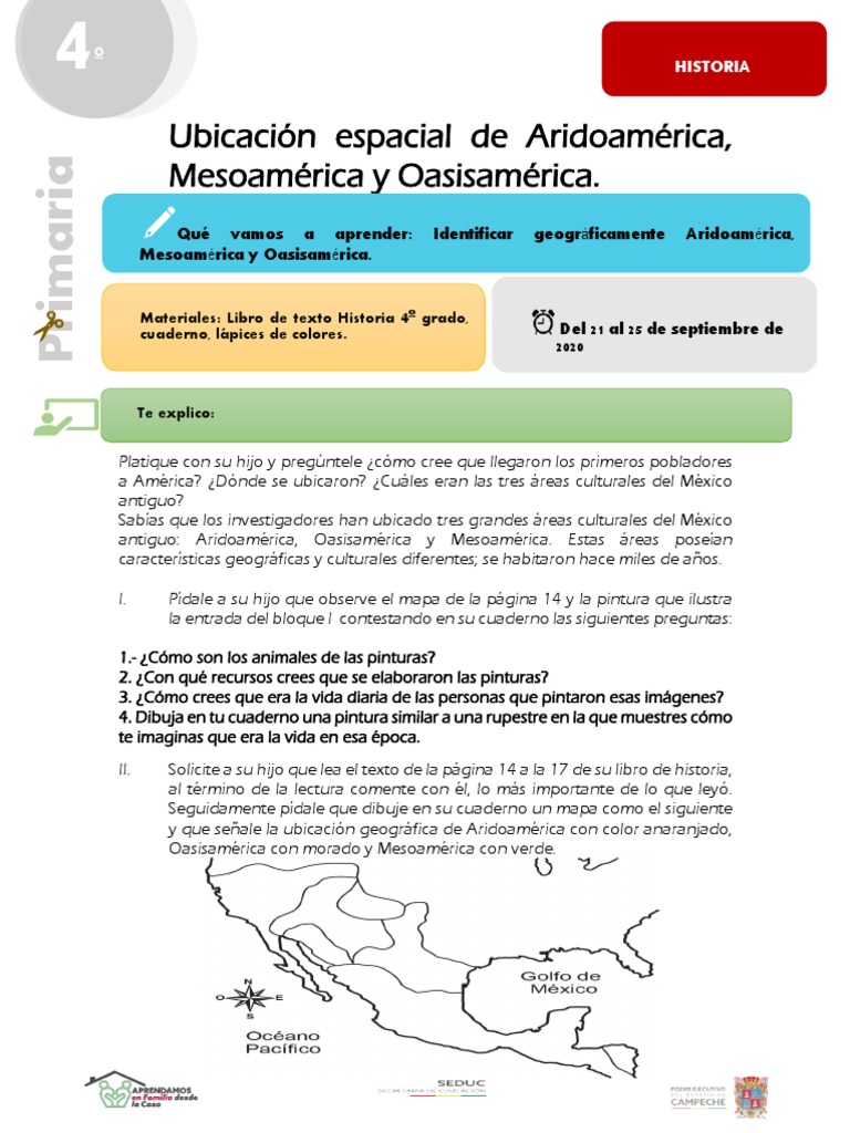 Ubicación de Aridoamérica y Mesoamérica | PDF | Oasisamerica