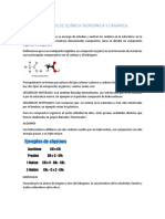 Principios Básicos de Química Inorgánica y Orgánica