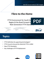 Fibre-to-the-Home: FTTH Environment For South East Asian Region & The Road Forward Toward Next Generation FTTH Standards