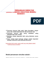 Persamaan Simultan, Bag I (Kuliah Ke 11)