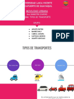 Tipos de Transportes