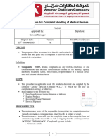 Procedure For Complaint Handling-AOC