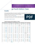 Interchange Fourth Edition Class Audio PDF Free
