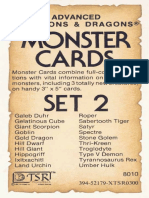 TSR 8010 - Monster Cards - Set 2